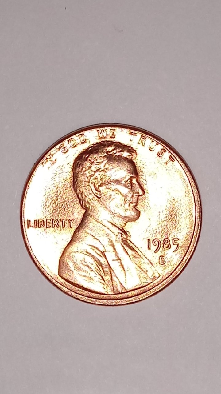 1985-D-Lincoln-Penny-Annealing/Counterclash